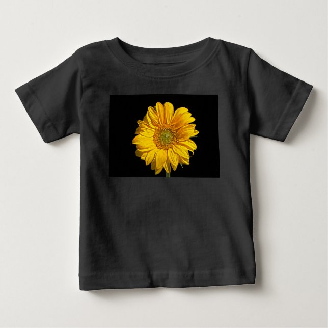 Sonnenblumenzimmel Baby T-shirt (Vorderseite)