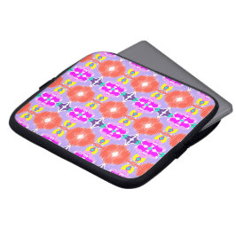 Sonnenblüten-Kaleidoskop Laptopschutzhülle