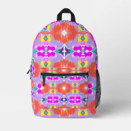 Sonnenblüten-Kaleidoskop-Wurfkissen Bedruckter Rucksack