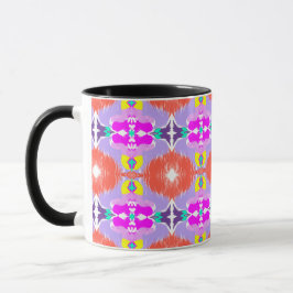 Sonnenblüten-Kaleidoskop-Wurfkissen Tasse