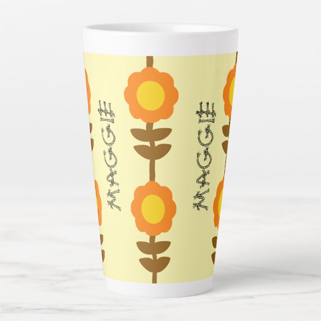 Sonnenblüten-Latte-Mug Milchtasse (Vorderseite)