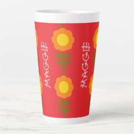 Sonnenblüten-Latte-Mug Milchtasse