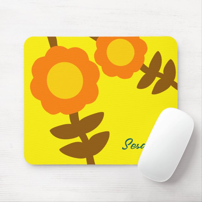 Sonnenblüten-Mauspad Mousepad (Mit Mouse)