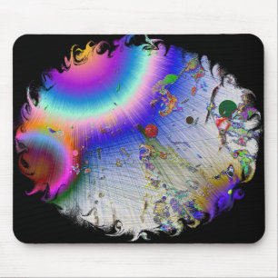 Sonnenbrand mit Oval Rahmen Mousepad