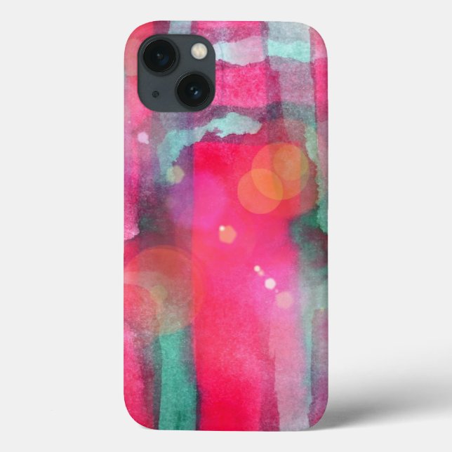 Sonnenbrille abstrakt gestrichen Aquarell Case-Mate iPhone Hülle (Rückseite)