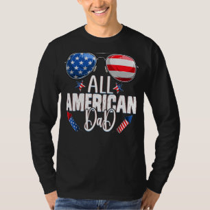 Sonnenbrille Alle amerikanischen Vater 4. Juli Pat T-Shirt