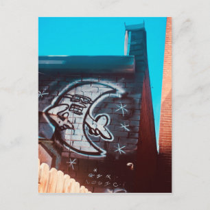 Sonnenbrille am Nachmond Postkarte