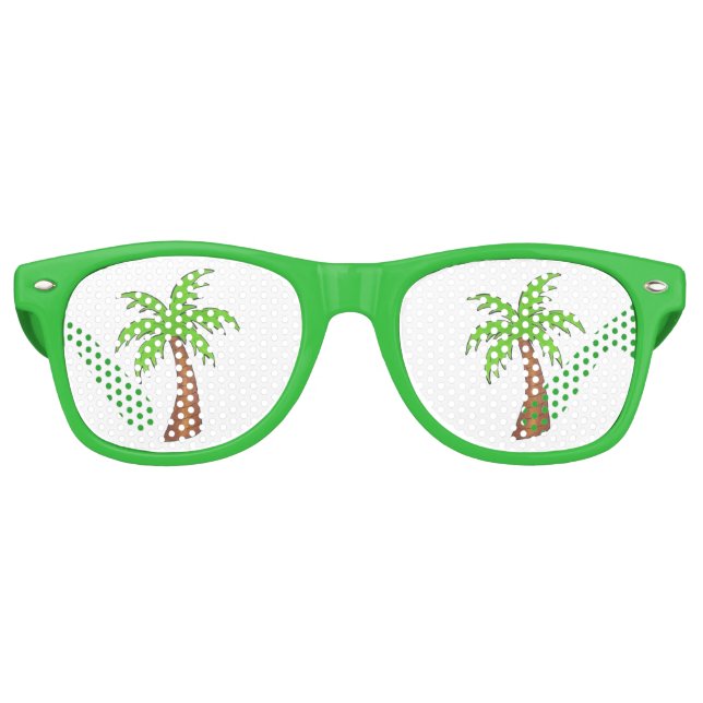 Sonnenbrille auf der tropischen Insel Green Palm T (Vorderseite)
