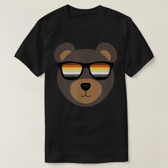 Sonnenbrille aus Gay Bear gestört T-Shirt (Design vorne)