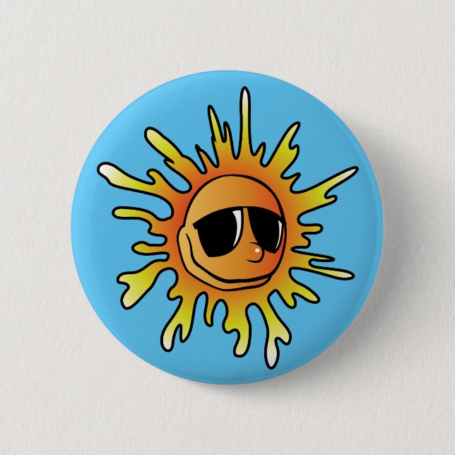 Sonnenbrille Button (Vorderseite)