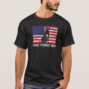 Sonnenbrille Cane Corso Vater Flag American Usa Do T-Shirt