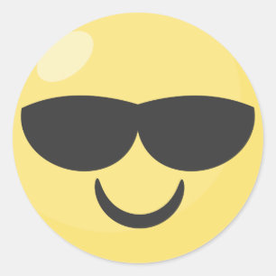 Sonnenbrille Coole Emoji Stickers