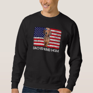 Sonnenbrille Dackel Mama Flag American Usa Hund Sweatshirt