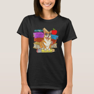 Sonnenbrille Dog School Student Dog Owner Corgi T-Shirt