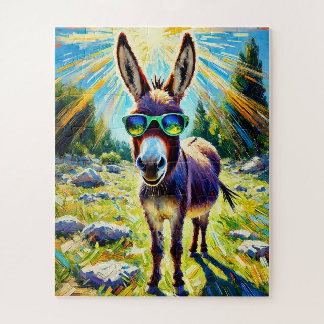 Sonnenbrille Donkey 50 Stück Kids Puzzle (Vertikal)