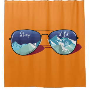 Sonnenbrille Duschvorhang
