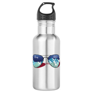 Sonnenbrille Edelstahlflasche