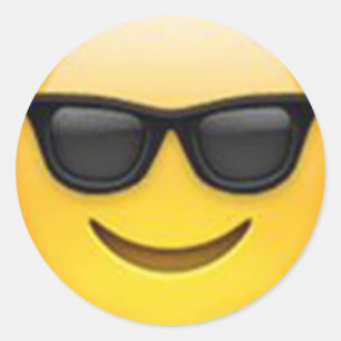 Sonnenbrille emoji Aufkleber