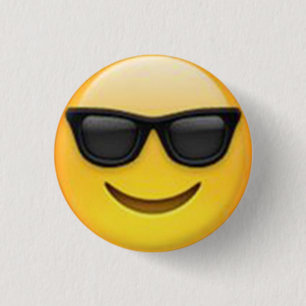 Sonnenbrille Emoji Button