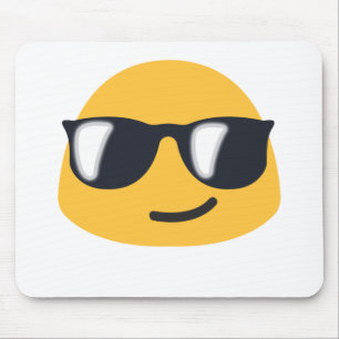 Sonnenbrille Emoji Mousepad
