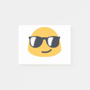 Sonnenbrille Emoji Post-it Klebezettel