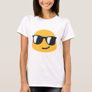 Sonnenbrille Emoji T-Shirt