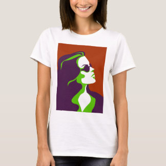 Sonnenbrille-Frau T-Shirt