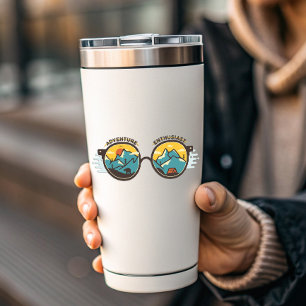 Sonnenbrille für Erlebnisenthusiasten Die Aufkle Aufkleber