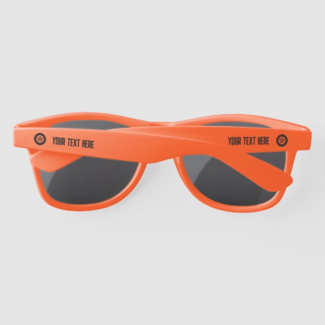 Sonnenbrille für Kraftfahrzeuge mit eigenem Logo f (Rückseite)