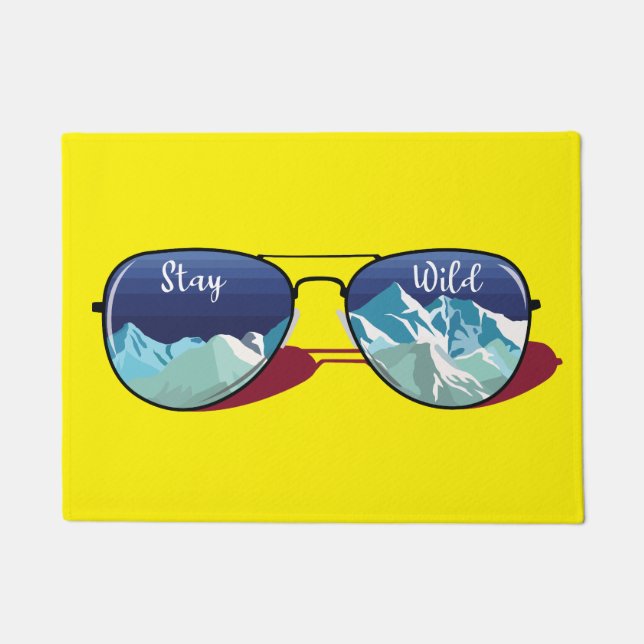 Sonnenbrille Fußmatte (Vorderseite)