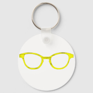 Sonnenbrille Gelbe Rim Das MUSEUM Zazzle Geschenke Schlüsselanhänger