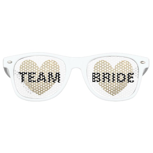 Sonnenbrille - Herz Fab Team Bride (Vorderseite)
