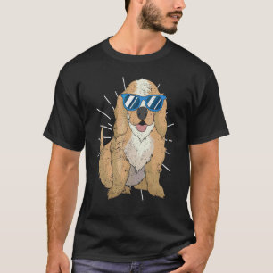 Sonnenbrille Hund Süßes Tier Haustier Cocker Span T-Shirt