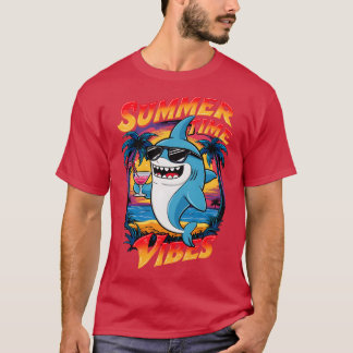 Sonnenbrille in den Sommerzeiten vibes TShirt trag