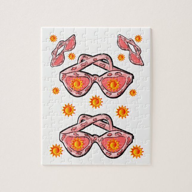 Sonnenbrille Jigsaw Puzzle (Vertikal)