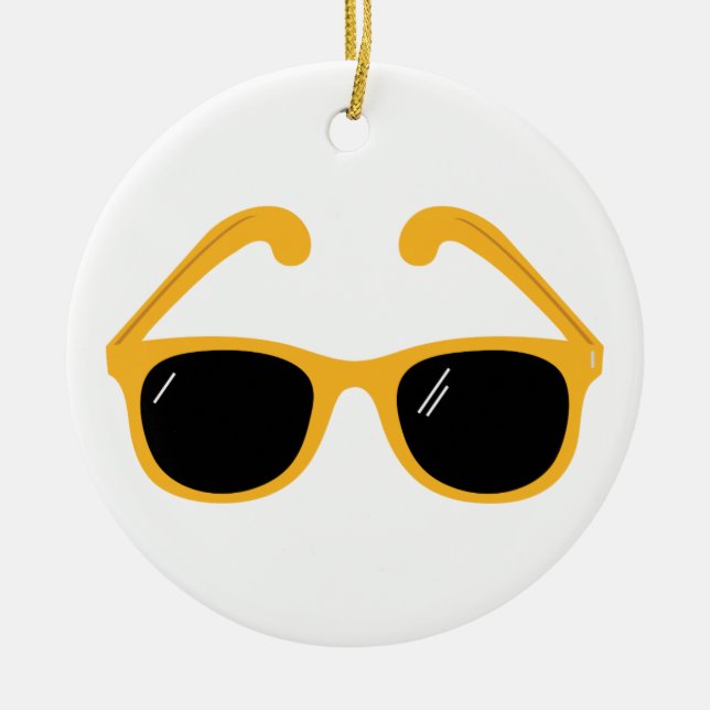 Sonnenbrille Keramikornament (Vorne)