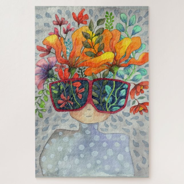 Sonnenbrille Kreativität Jigsaw Puzzle (Vertikal)