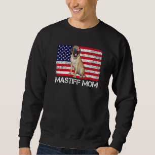 Sonnenbrille Mastiff Mama Flag American USA Hund Sweatshirt