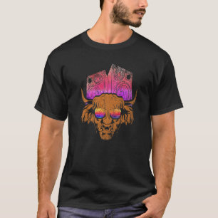 Sonnenbrille Musik Player Party Tier Cool Lustig H T-Shirt