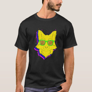 Sonnenbrille Party Tier Cool Forest Animal Funny F T-Shirt