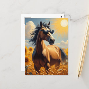 Sonnenbrille Postkarte