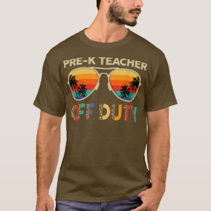 Sonnenbrille Pre-K-Lehrer von Duty Leopard Letzten T-Shirt
