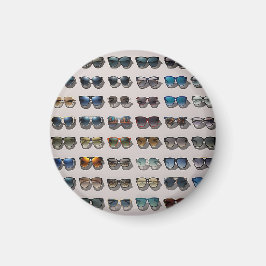Sonnenbrille thematisiertes Magnetgeschenk Magnet