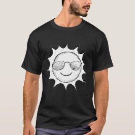 Sonnenbrille tragen T-Shirt