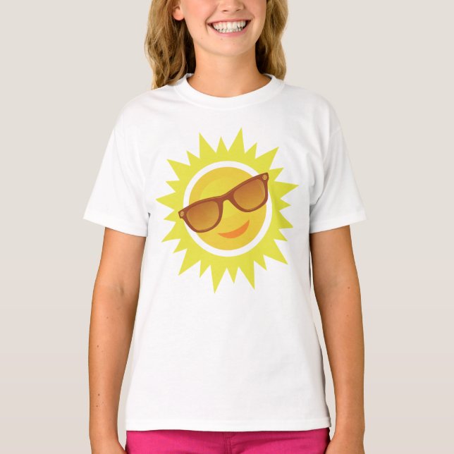 Sonnenbrille tragen T-Shirt (Vorderseite)