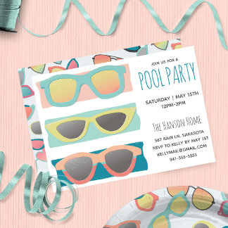 Sonnenbrille Trio Coral Einladung