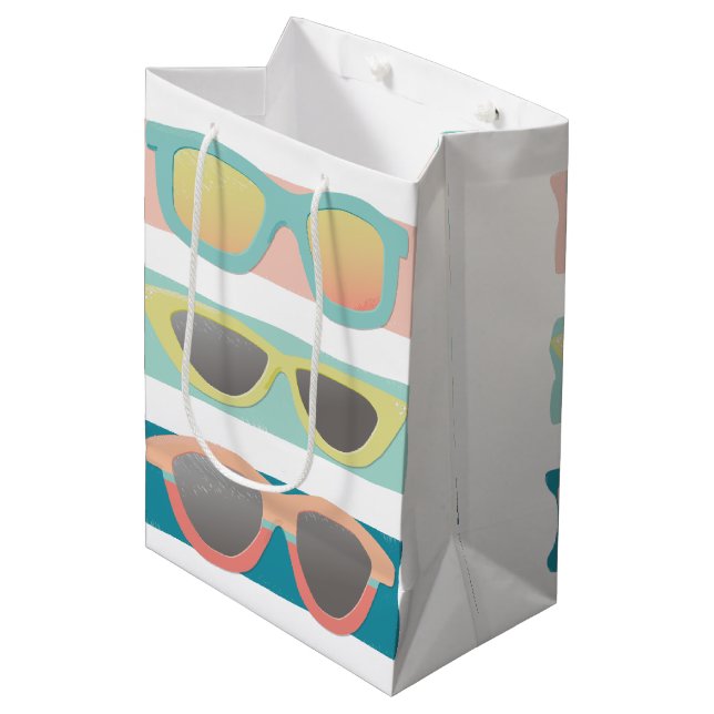 Sonnenbrille Trio Coral Mittlere Geschenktüte (Vorderseite Schrägansicht)