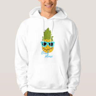 Sonnenbrille und Ananas-Kälte Hoodie