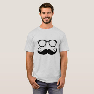 Sonnenbrille und Schnurrbart T-Shirt