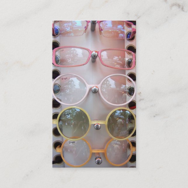 Sonnenbrille Visitenkarte (Vorderseite)